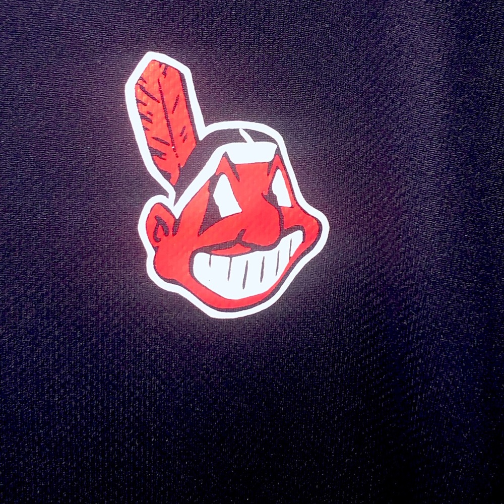 Ladies L Chief Wahoo Cleveland Indians Polo Pro Golf Shirt